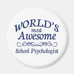 Fantastischster Psychologe der Welt Schul Magnet