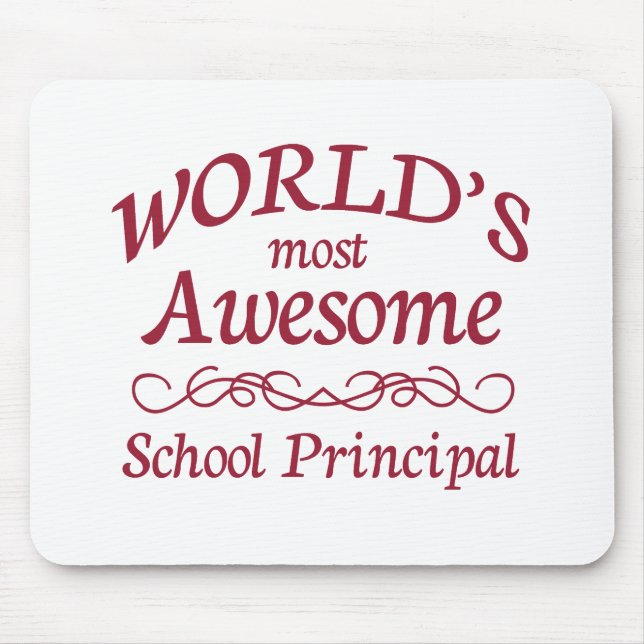 Fantastischster Schulvorsteher der Welt Mousepad (Vorne)