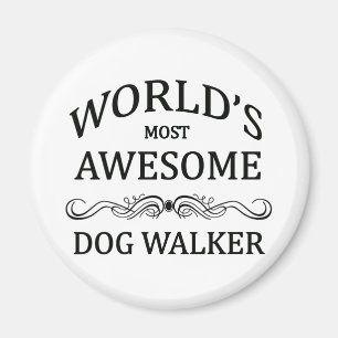 Fantastischster Wanderer der Welt Hunde Magnet