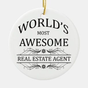 Fantastischster wirklicher das Anwesen-Agent der Keramik Ornament