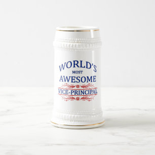 Fantastischstes Vize-Haupt der Welt Bierglas