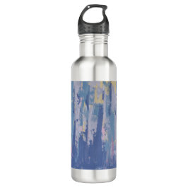 Fantasy Abstract Waterfront Cityscape Edelstahlflasche