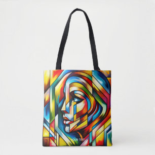 Fantasy Abstrakt verklebt Tasche