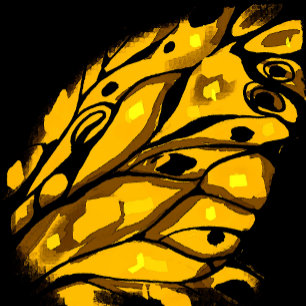 Fantasy-Abstraktiver Schmetterling Flip Flops