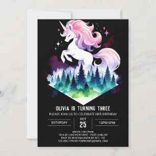 Fantasy Adorable Horse Geburtstag Einladung