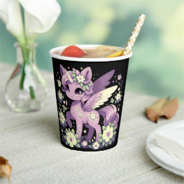 Fantasy Adorable Unicorn Kinderdusche Pappbecher
