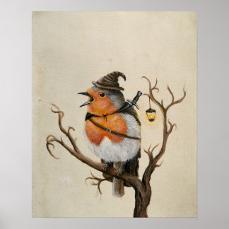 Fantasy adventure robin artwork poster