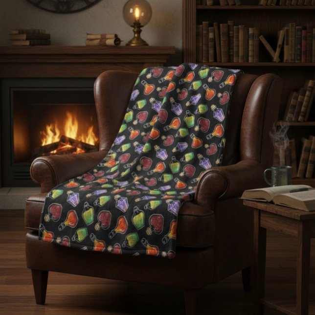 Fantasy Alchemy Inspiriert Throw Blanket Fleecedecke (Von Creator hochgeladen)