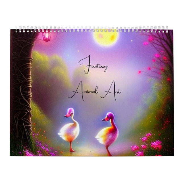Fantasy Animal Art für Kinder Kalender (Titelbild)