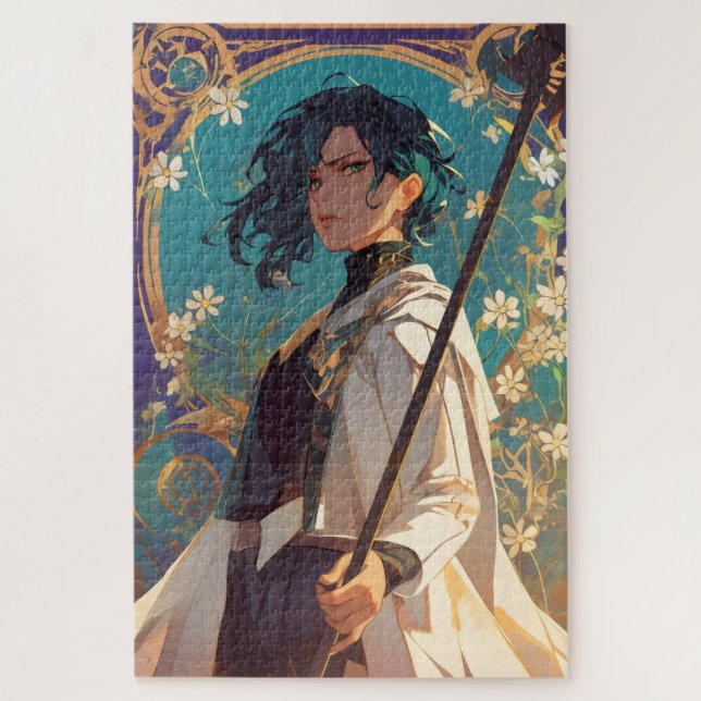 Fantasy Anime Girl Magic (Vertikal)