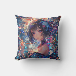 Fantasy-Anime-Mädchen Kissen