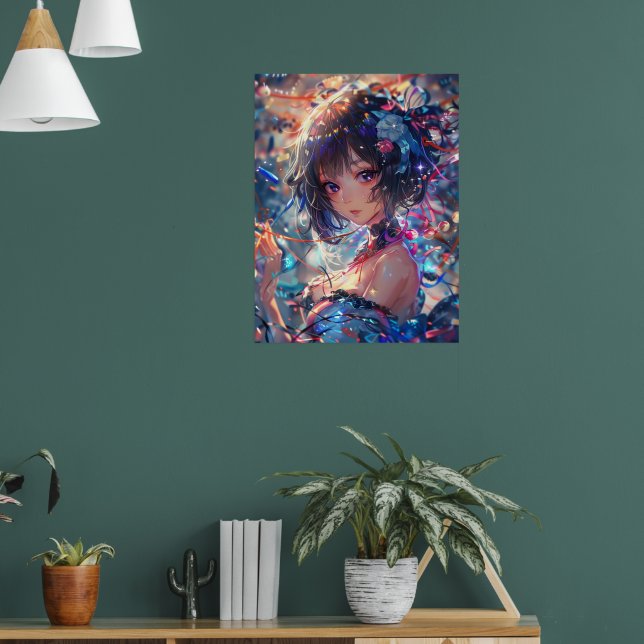 Fantasy-Anime-Mädchen Poster (Wohnzimmer 1)
