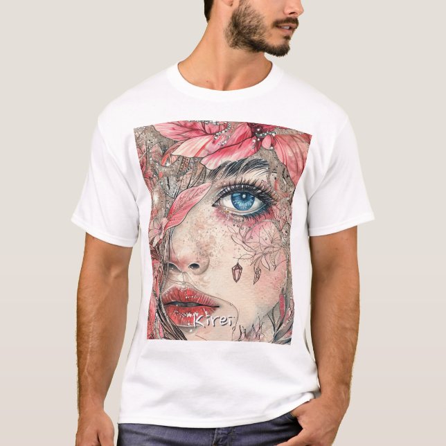 Fantasy Anime Manga Japan Kirei 綺 Tshirt Custom 麗 (Vorderseite)