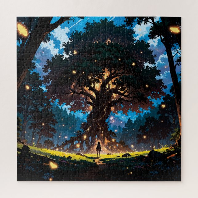 Fantasy anime style forest (Vertikal)