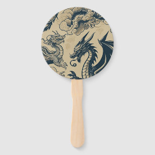 Fantasy Antike Drachen Fächer