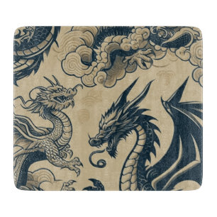 Fantasy Antike Drachen Schneidebrett