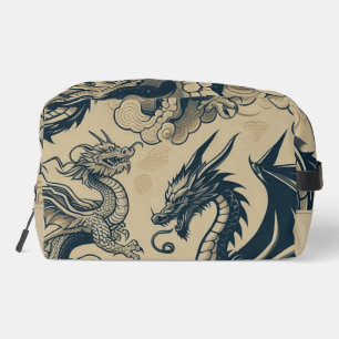 Fantasy Antike Drachen Waschbeutel