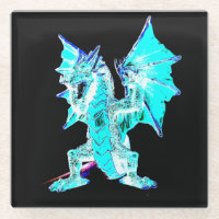 Fantasy Aqua Blue Dragon