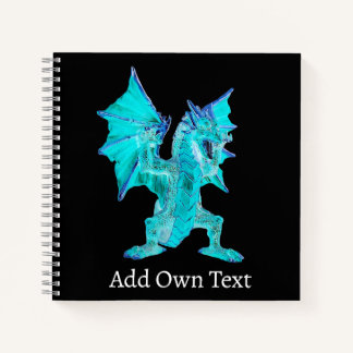 Fantasy Aqua Dragon Notizbuch