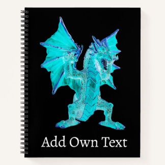 Fantasy Aqua Dragon Notizbuch