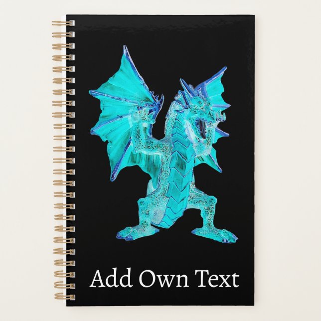 Fantasy Aqua Dragon Planer (Vorderseite)