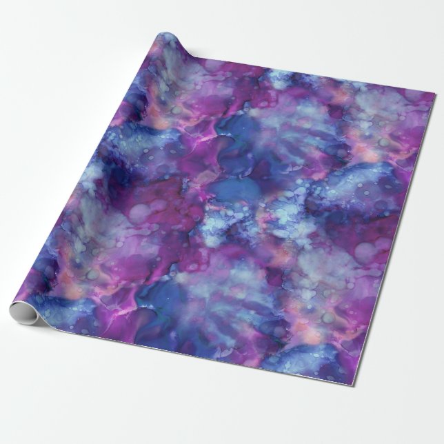 Fantasy Aquarell - Tiefenraumvibe : Geschenkpapier (Ungerollt)