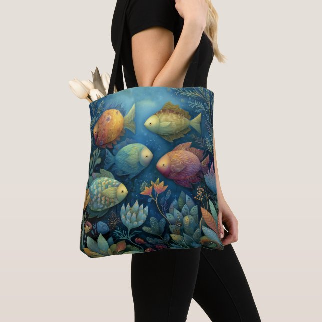 Fantasy Aquarium Whimsical Fish  Tasche (Von Nahem)