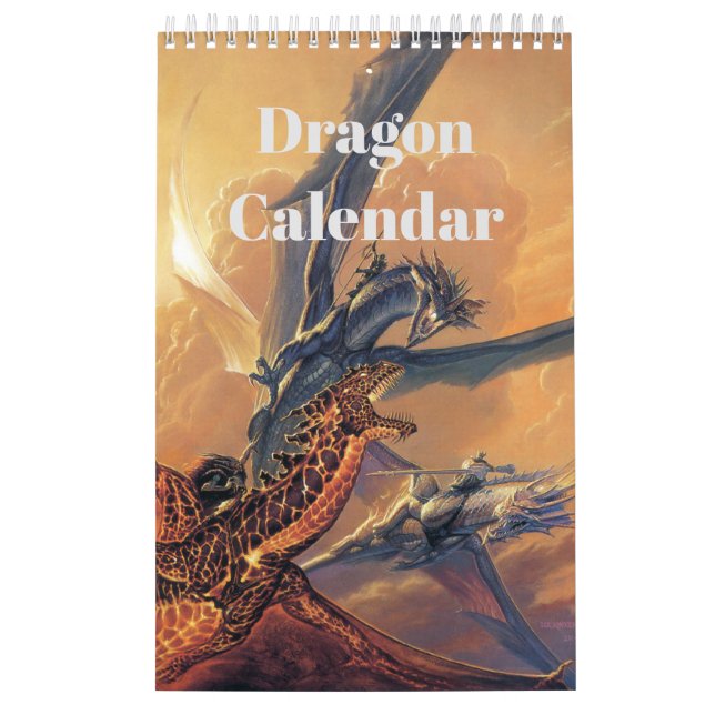 Fantasy Art Dragon Kalender | Atemberaubender Drac (Titelbild)