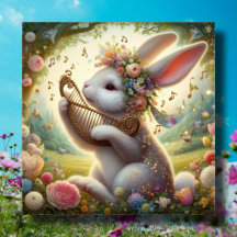 Fantasy Art Nouveau Woodland Sonnige Blume Ostern
