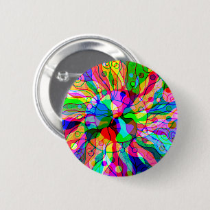 Fantasy Art skizzieren - Abstrakt Neon Shift 1 Button