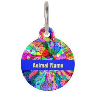 Fantasy Art skizzieren - Abstrakt Neon Shift 1 Haustiermarke