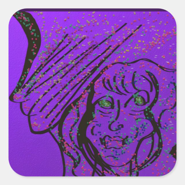 Fantasy Art Square Sticker Sheets (Devant)