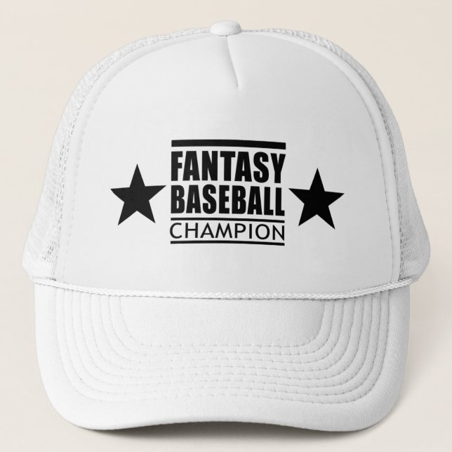 Fantasy Baseball Champion Stars Truckerkappe (Vorderseite)