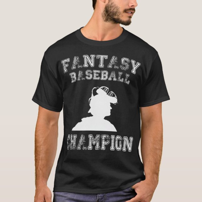 Fantasy Baseball Design Champion baseball heart s  T-Shirt (Vorderseite)