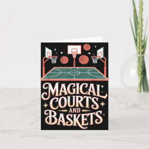 Fantasy Basketball Court Magic Entwurf Game Style Karte