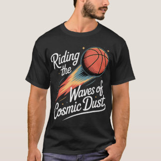 Fantasy-Basketball-Draftliga im Cosmic Court Style T-Shirt