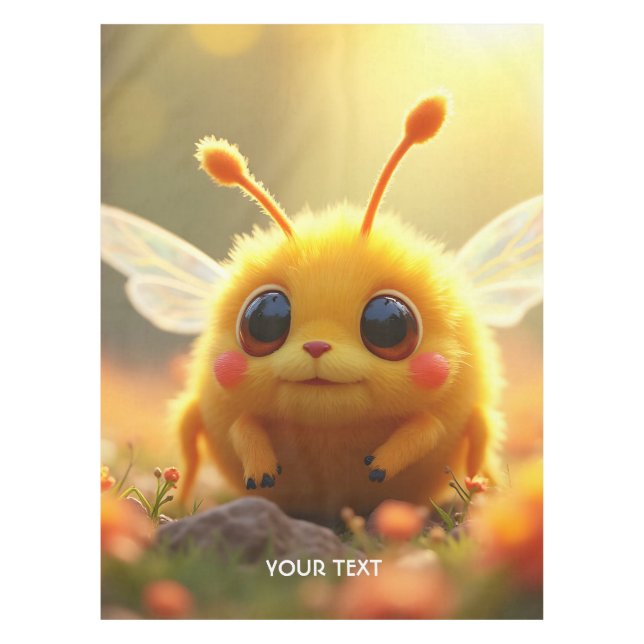 Fantasy Bee Bug Sun Tischdecke (Vorderseite)