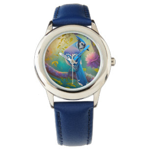 Fantasy Birds Blue Jay Armbanduhr