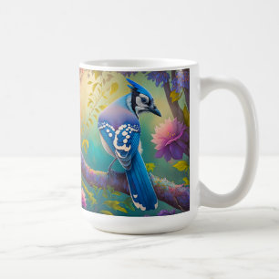 Fantasy Birds Blue Jay Kaffeetasse