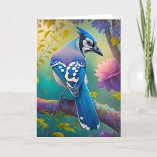 Fantasy Birds Blue Jay Karte