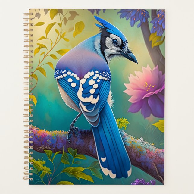 Fantasy Birds Blue Jay Planer (Vorderseite)
