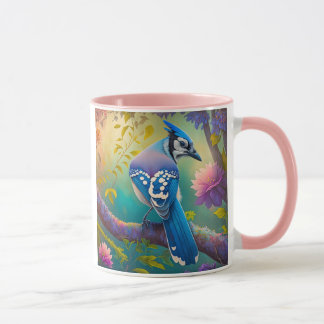 Fantasy Birds Blue Jay Tasse