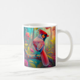 Fantasy Birds Männlicher Kardinal Kaffeetasse