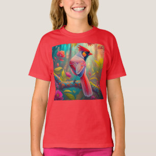Fantasy Birds Männlicher Kardinal T-Shirt