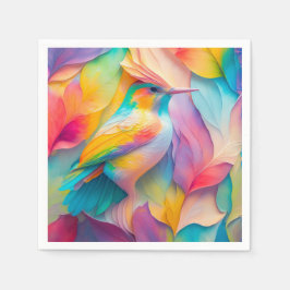 Fantasy Birds Silk Bird Serviette