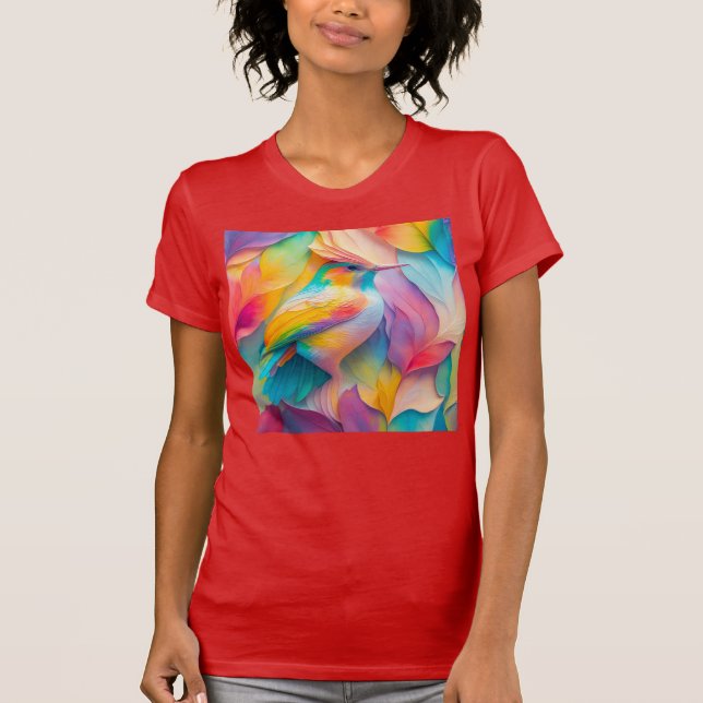 Fantasy Birds Silk Bird T-Shirt (Vorderseite)