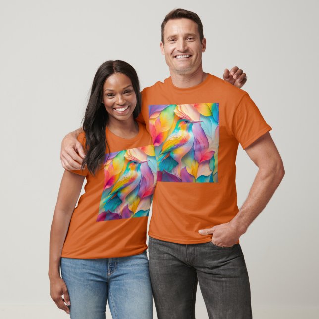 Fantasy Birds Silk Bird T-Shirt (Unisex)
