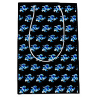 Fantasy Blue Frost Dragon Black