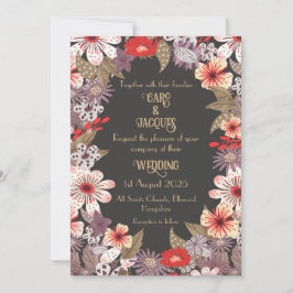 Fantasy-Blume - Einladung zur Hochzeit