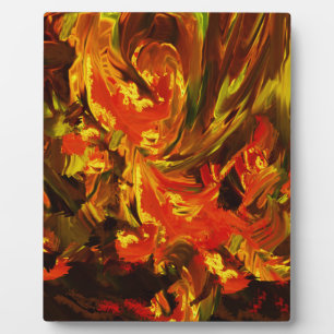 Fantasy-Blume Fotoplatte